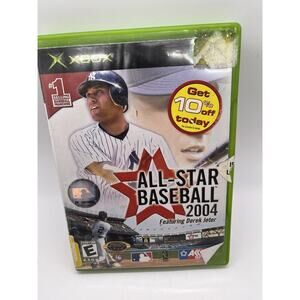 Sony Playstation 2 All Star Baseball 2004 Featuring Derek Jeter CIB - TESTED
